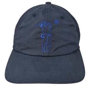 Big Dogs Slideback Baseball Cap Blue OS Adjustable Embroidered Vented Holes
